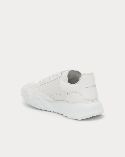McQueen Court leather White Low Top Sneakers - 3
