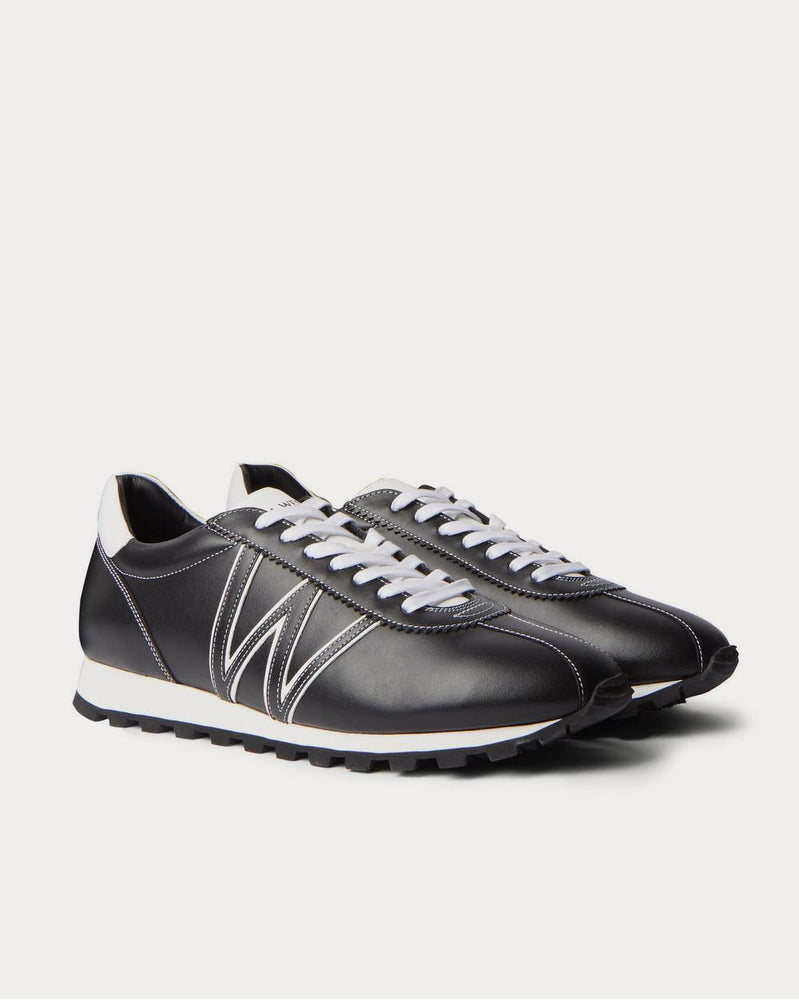 J.M. Weston On My Way Leather  Black low top sneakers - 2