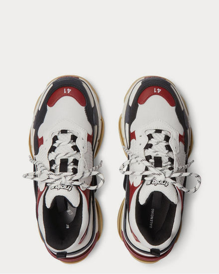 Balenciaga Triple S Mesh, Nubuck and Leather  Black low top sneakers - 6