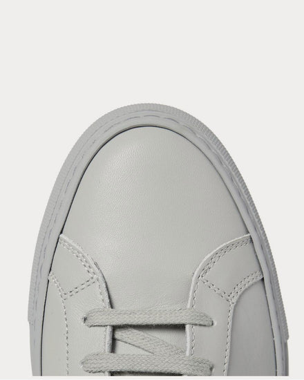 Common Projects Original Achilles Leather  Light gray low top sneakers - 5