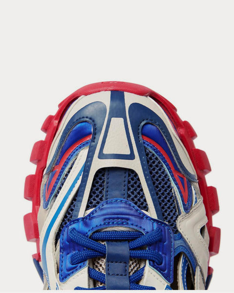Track.2 Nylon, Mesh and Rubber  Blue low top sneakers