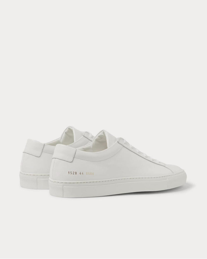 Common Projects Original Achilles Leather  White low top sneakers - 4