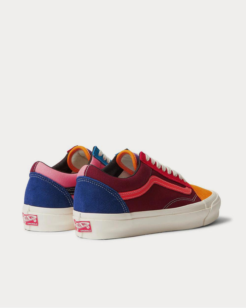 Vans UA OG Old Skool LX Leather-Trimmed Canvas and Suede  Multi low top sneakers - 3