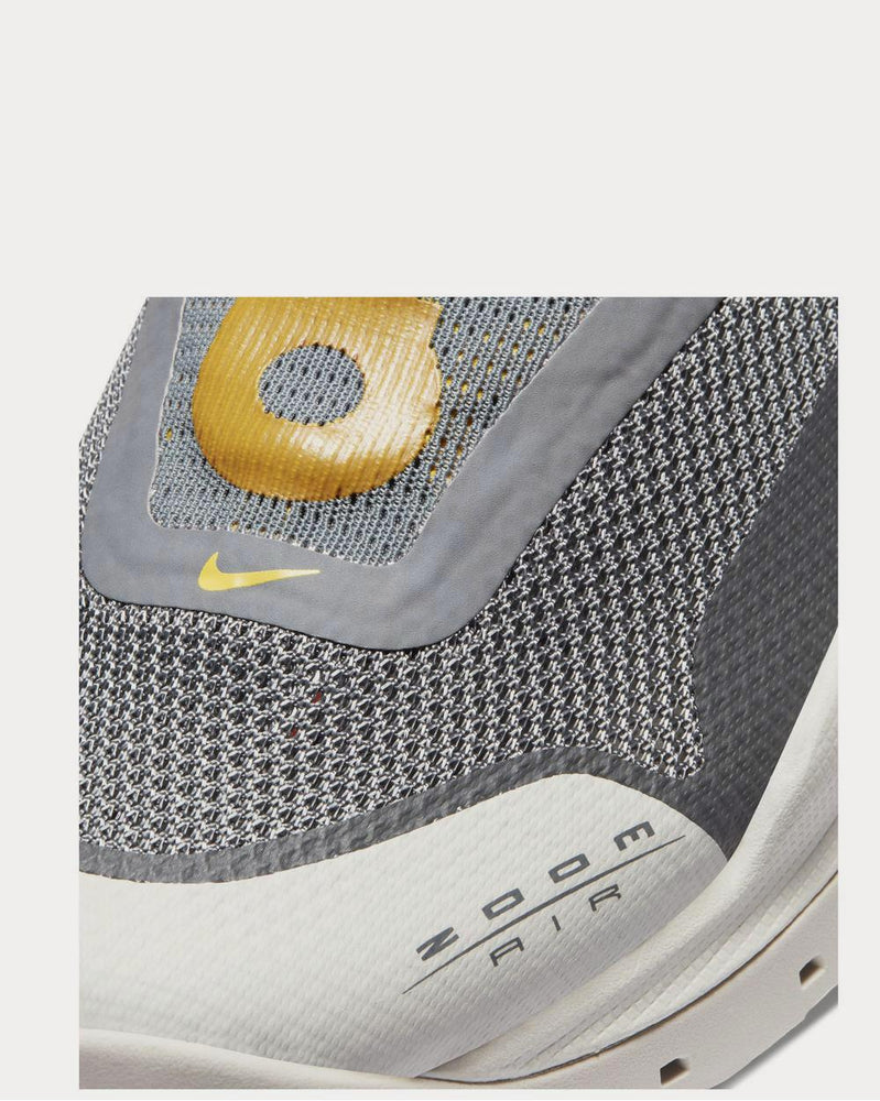 Nike ACG Zoom Air AO Rubber-Trimmed Stretch-Knit Hiking  Gray low top sneakers - 4