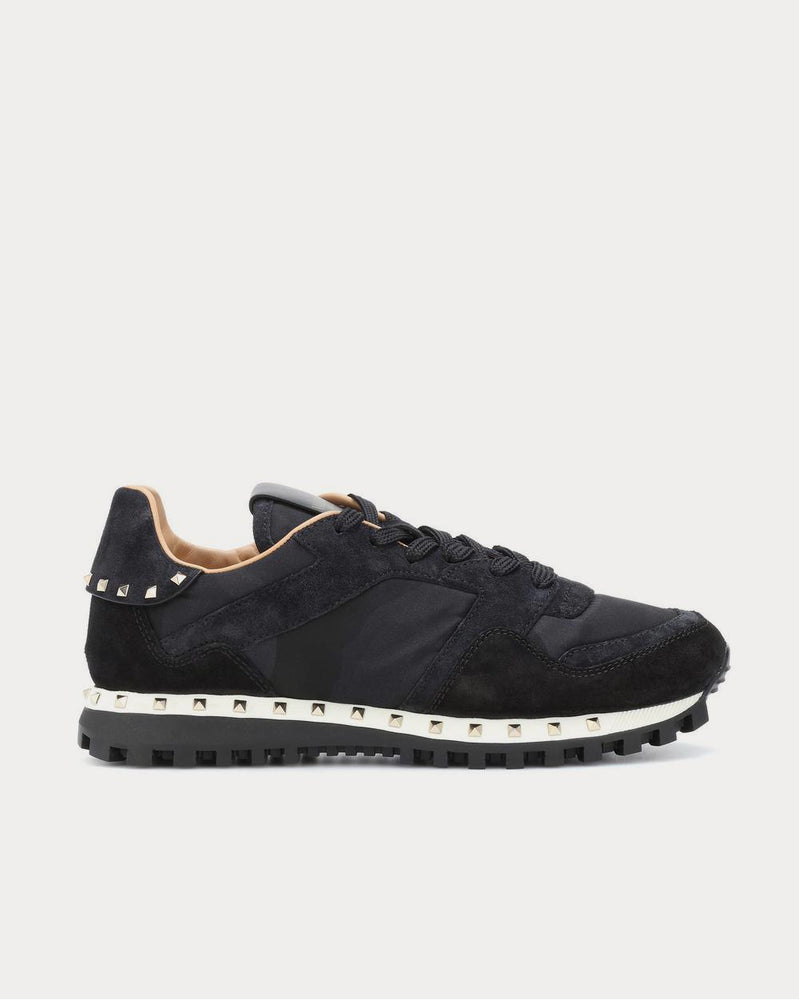 Valentino Valentino Garavani Studded camouflage Nero Low Top Sneakers - 1