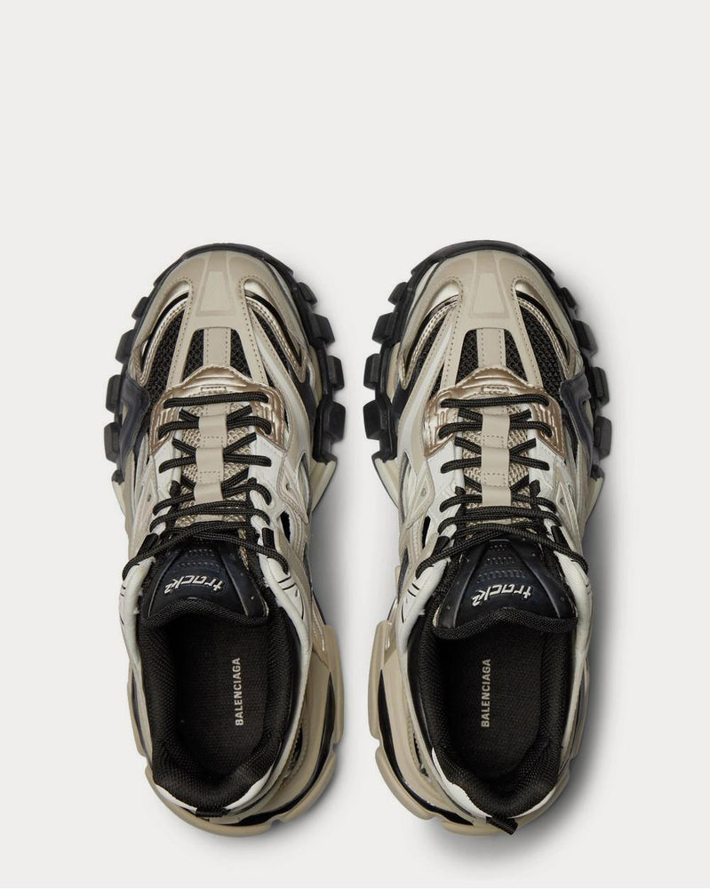 Balenciaga Track.2 Nylon, Mesh and Rubber  Beige low top sneakers - 6