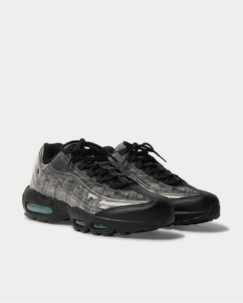 Air Max 95 DNA Panelled Leather, Mesh and Perspex  Black low top sneakers