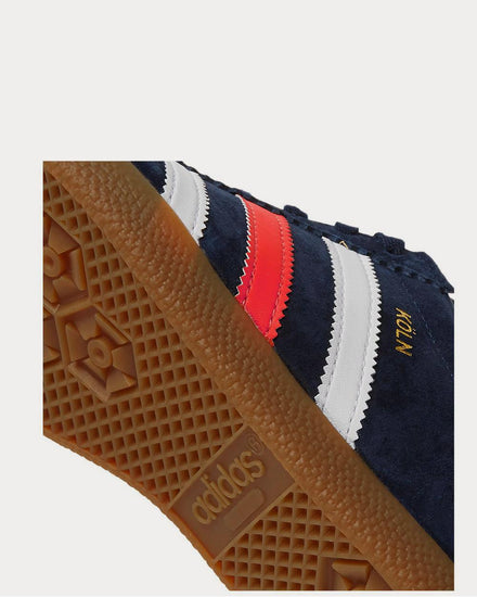 Adidas Köln Leather-Trimmed Suede  Navy low top sneakers - 4