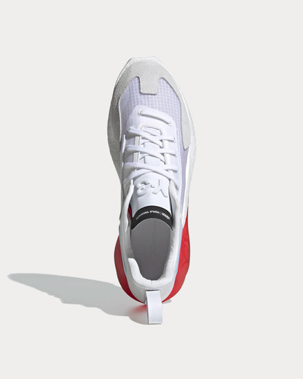 Y-3 ORISAN Core White / Red / Signal Cyan Low Top Sneakers - 2