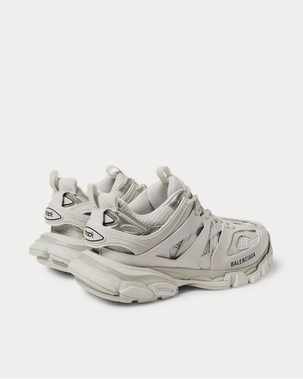 Balenciaga Track Nylon, Mesh and Rubber  White low top sneakers - 4