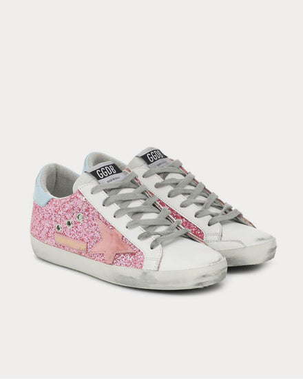Golden Goose Superstar leather Pink Glitter Low Top Sneakers - 2