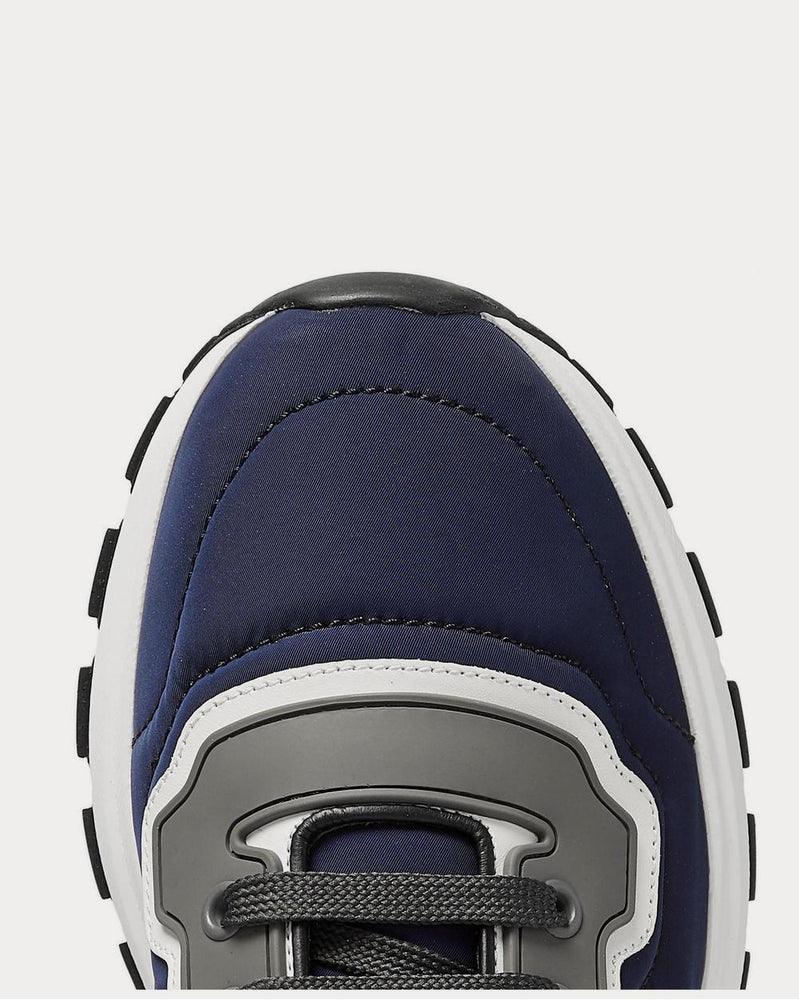 Prada Match Race Panelled Nylon, Leather and Rubber  Navy low top sneakers - 5