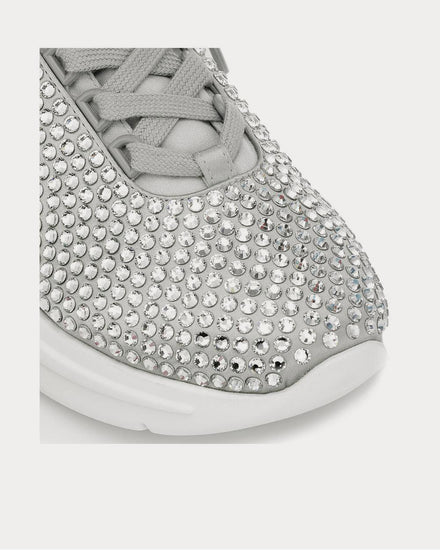 Miu Miu Embellished Alluminio Low Top Sneakers - 4
