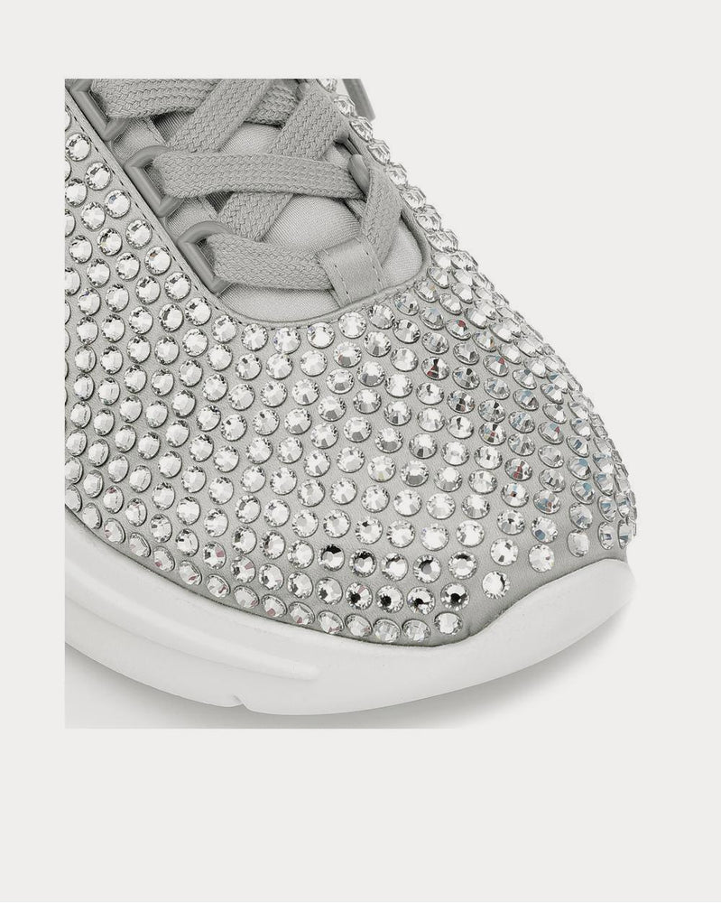 Miu Miu Embellished Alluminio Low Top Sneakers - 4