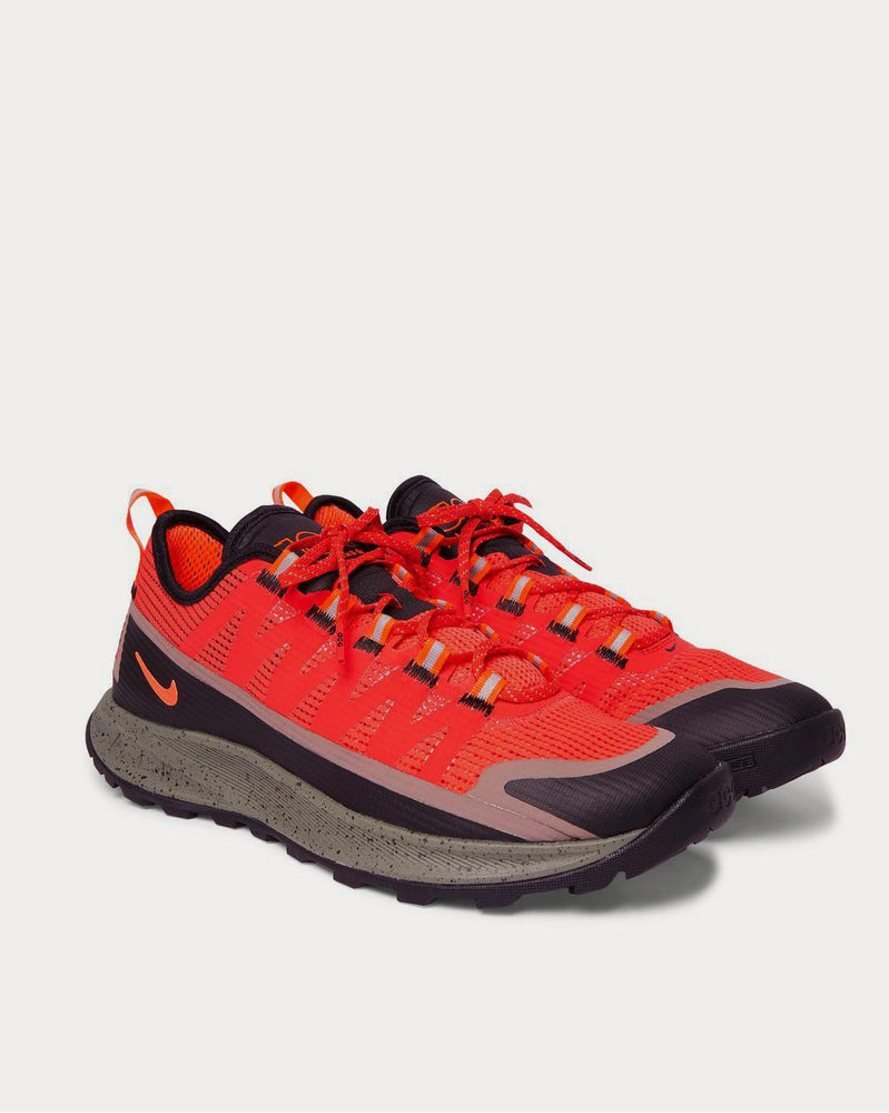 Nike ACG Air Nasu Rubber-Trimmed Mesh  Red low top sneakers - 2