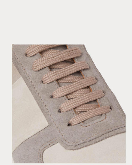 Mr P. Colour-Block Suede  Neutral low top sneakers - 5
