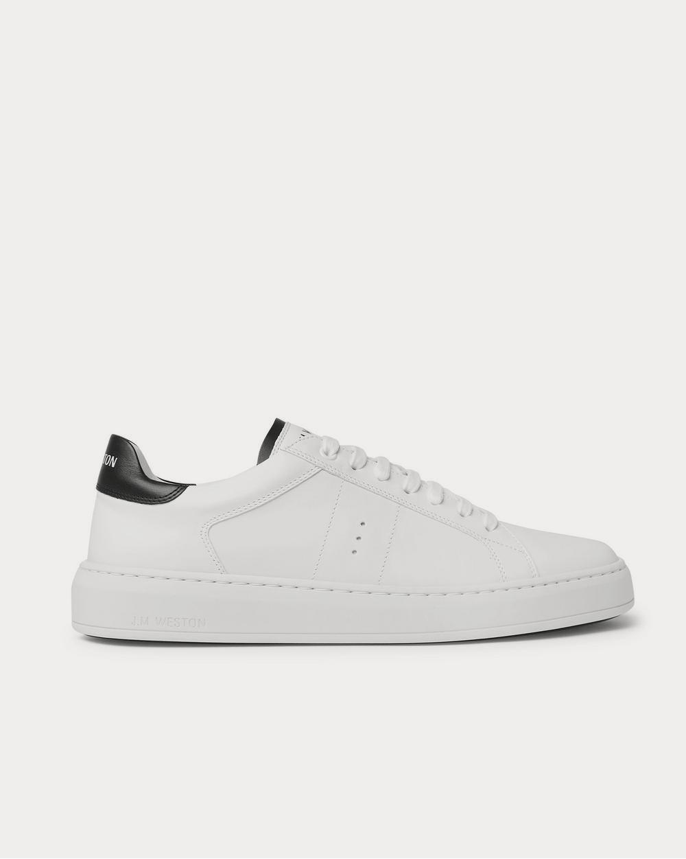 Basket on Time Leather White low top sneakers