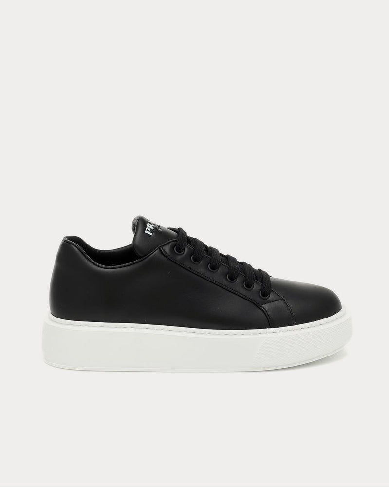 Prada Leather platform Nero Low Top Sneakers - 1
