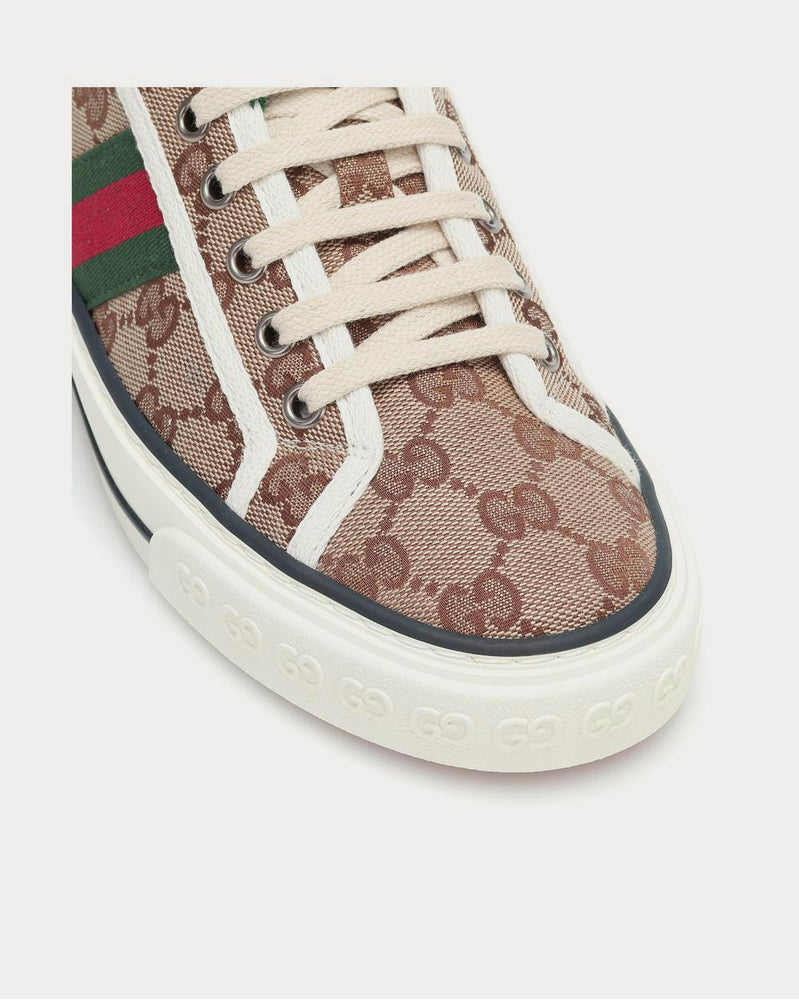 Gucci Gucci Tennis 1977 canvas Beige Low Top Sneakers - 4