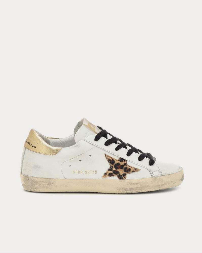 Golden Goose Superstar leather calf hair white Low Top Sneakers - 1