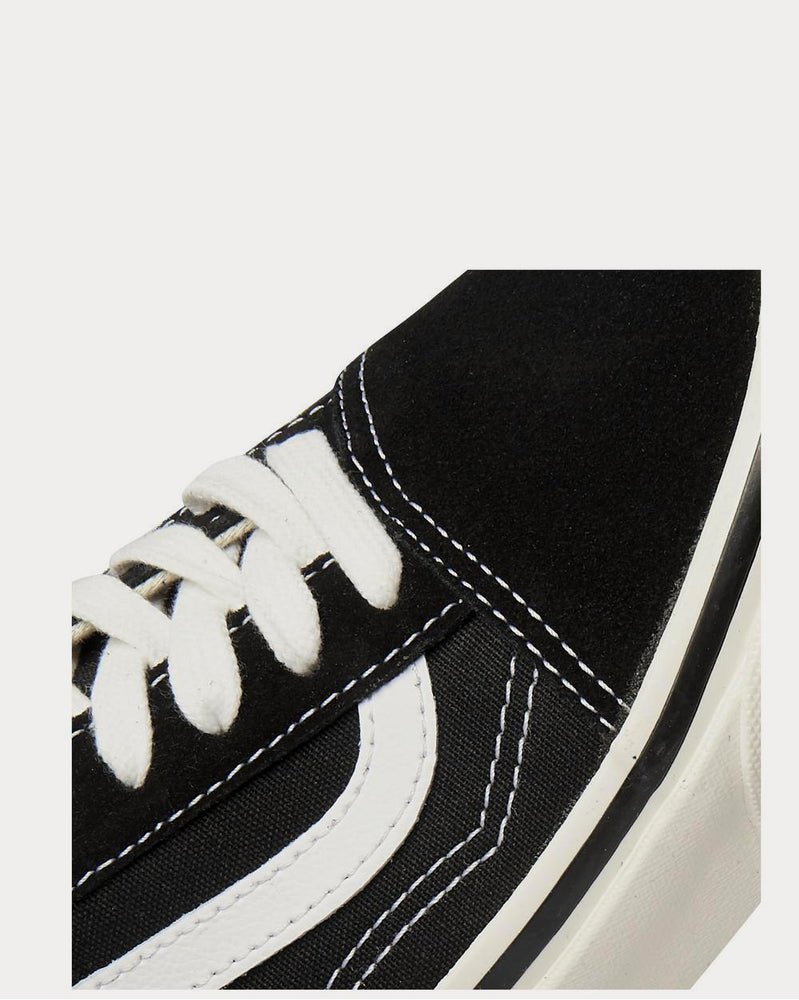 Vans Old Skool 36 DX Leather-Trimmed Canvas and Suede  Black low top sneakers - 5