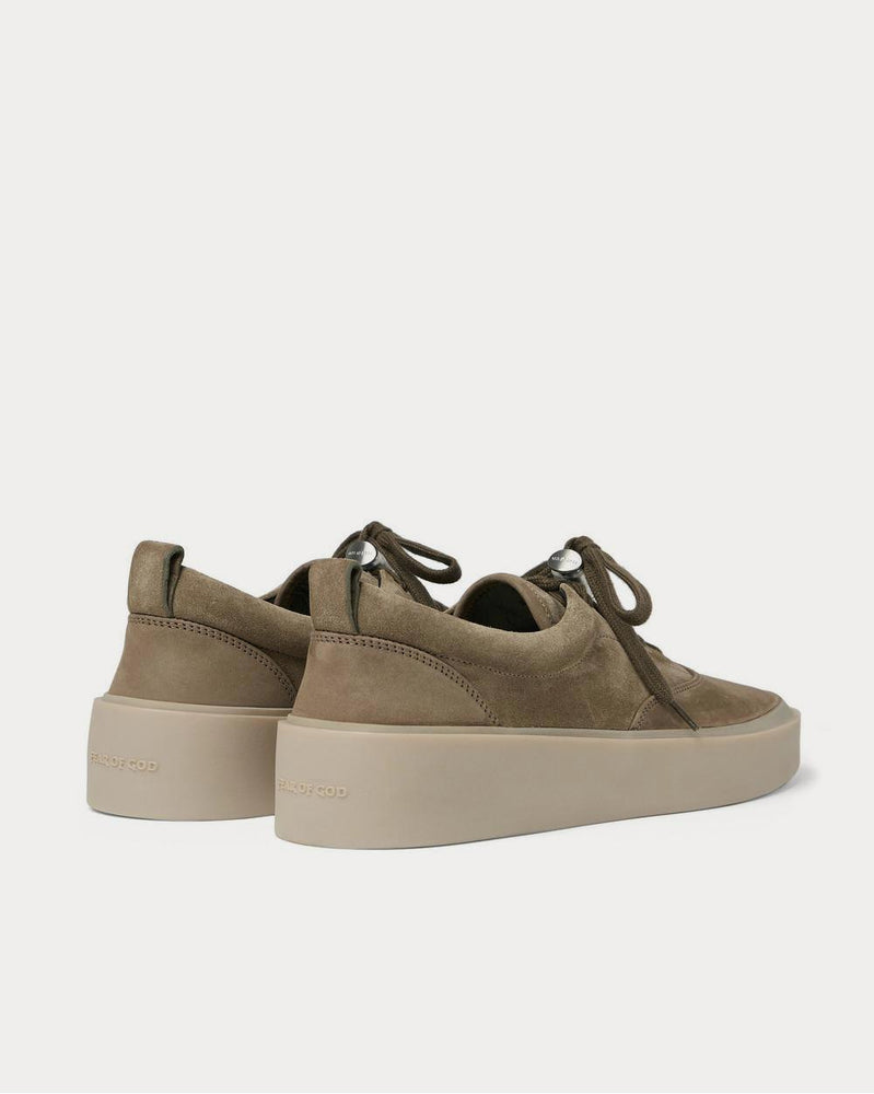 Fear of God 101 Suede and Nubuck  Army green low top sneakers - 3