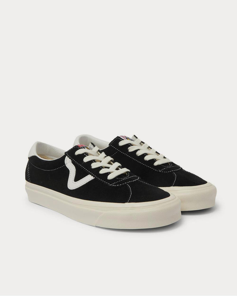 Vans UA Anaheim Factory Style 73 DX Leather-Trimmed Suede  Black low top sneakers - 2