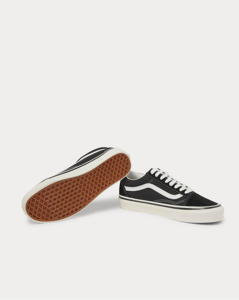 Vans Old Skool 36 DX Leather-Trimmed Canvas and Suede  Black low top sneakers - 3