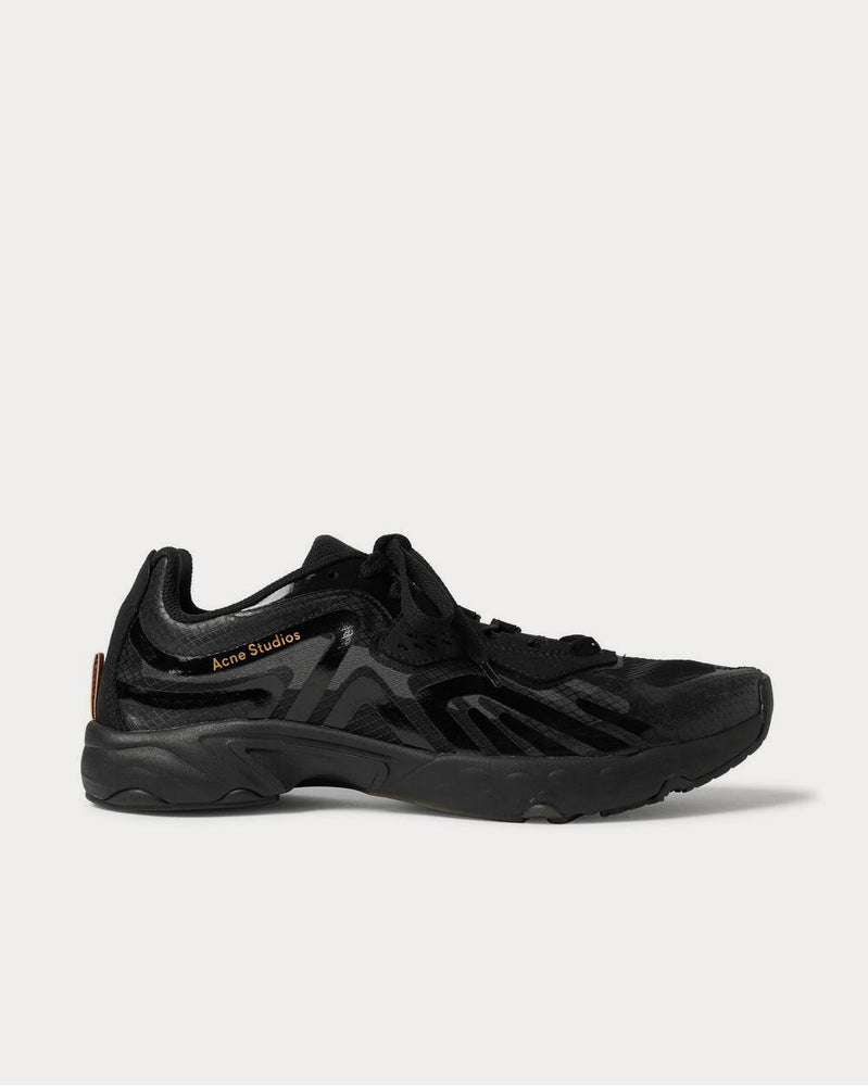 Acne Studios Men's Faux Suede- and Rubber-Trimmed Ripstop Black