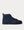 Louis Orlato Grosgrain-Trimmed Suede High-Top  Navy high top sneakers