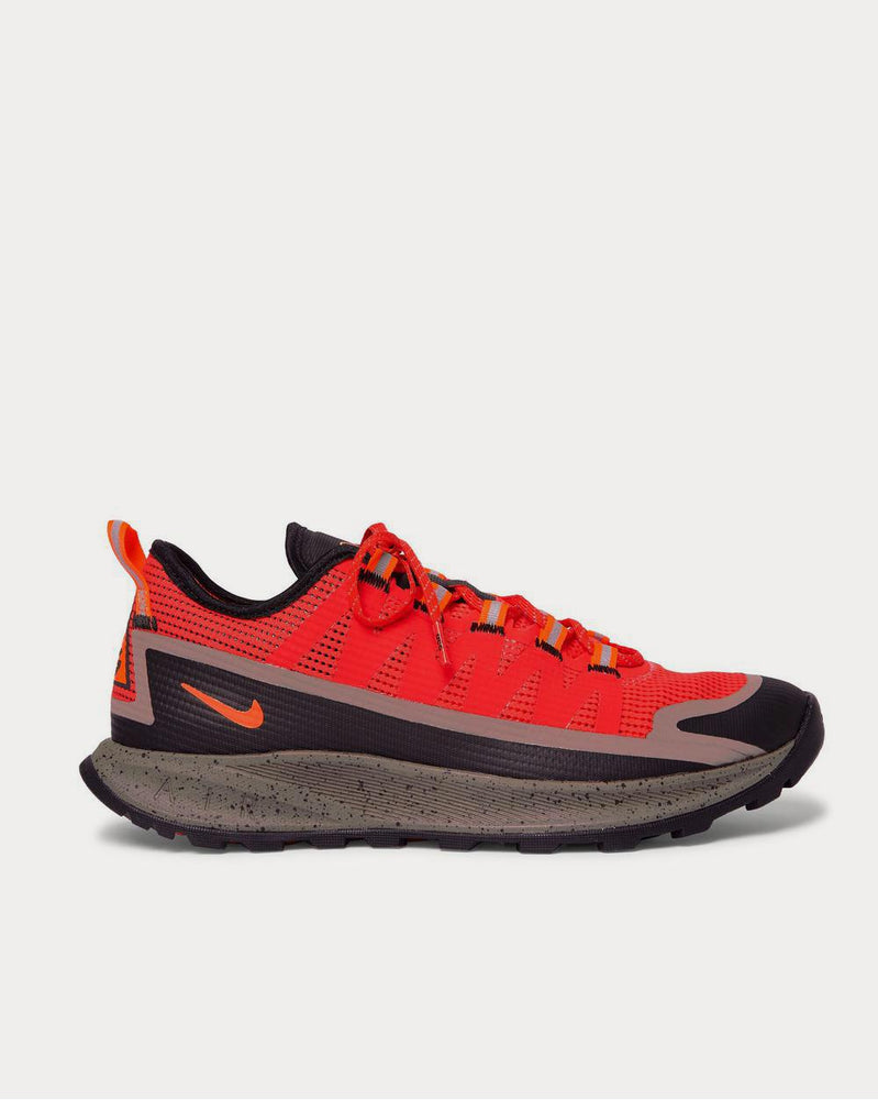 Nike ACG Air Nasu Rubber-Trimmed Mesh  Red low top sneakers - 1