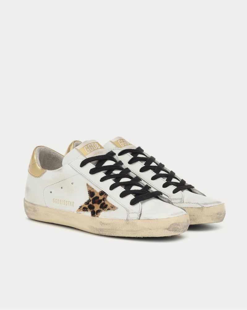 Golden Goose Superstar leather calf hair white Low Top Sneakers - 2
