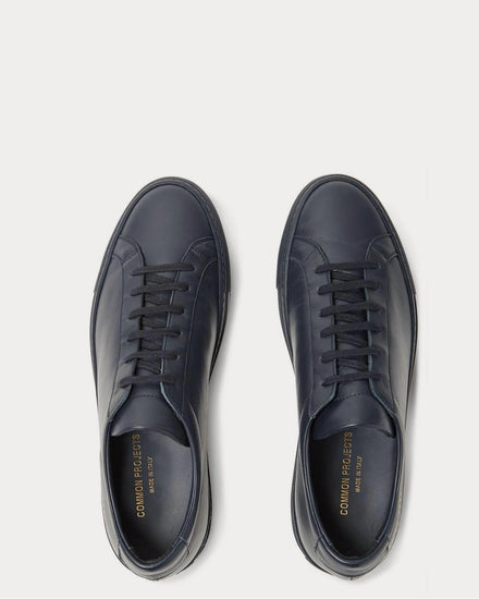 Common Projects Original Achilles Leather  Navy low top sneakers - 6