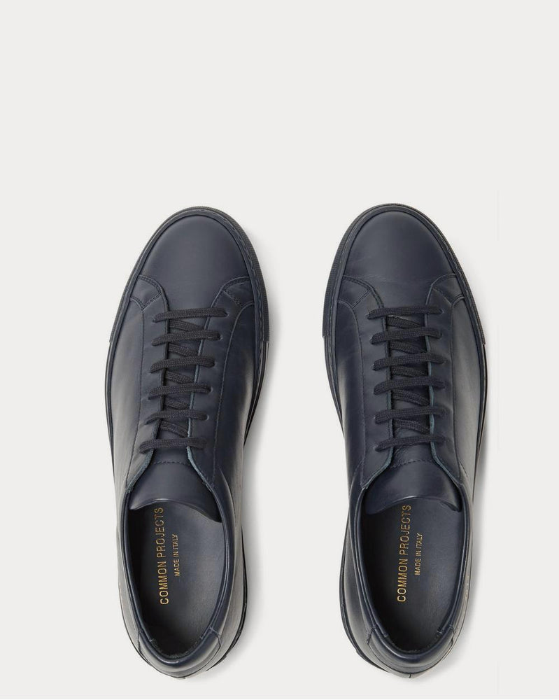 Common Projects Original Achilles Leather  Navy low top sneakers - 6