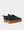 Debossed Leather Black slip on sneakers