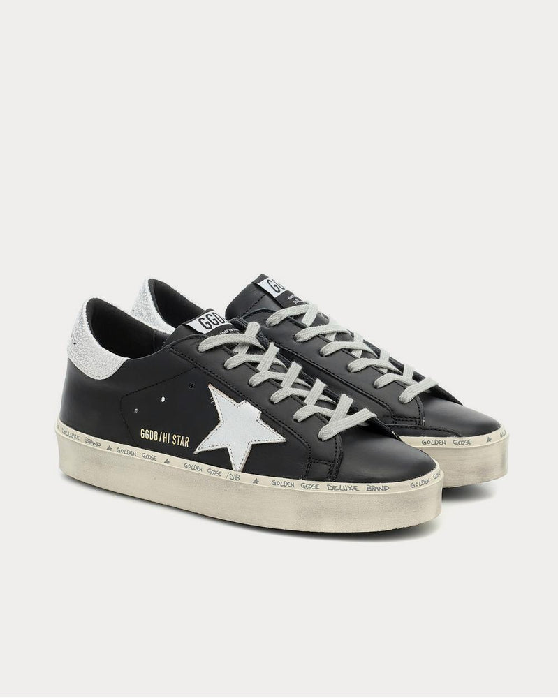 Golden Goose Hi Star Leather Black Low Top Sneakers - 2
