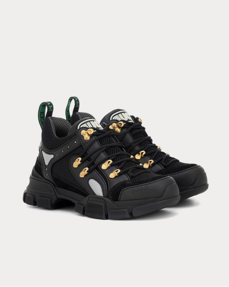 Gucci Flashtrek leather Black Low Top Sneakers - 2