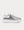 Leather-trimmed Silver Glitter Low Top Sneakers