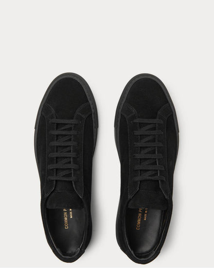 Common Projects Original Achilles Suede  Black low top sneakers - 6