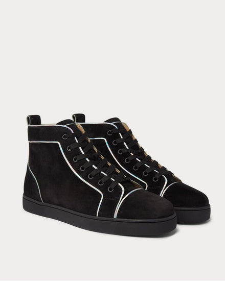 Christian Louboutin Louis Orlato Suede High-Top  Black high top sneakers - 2