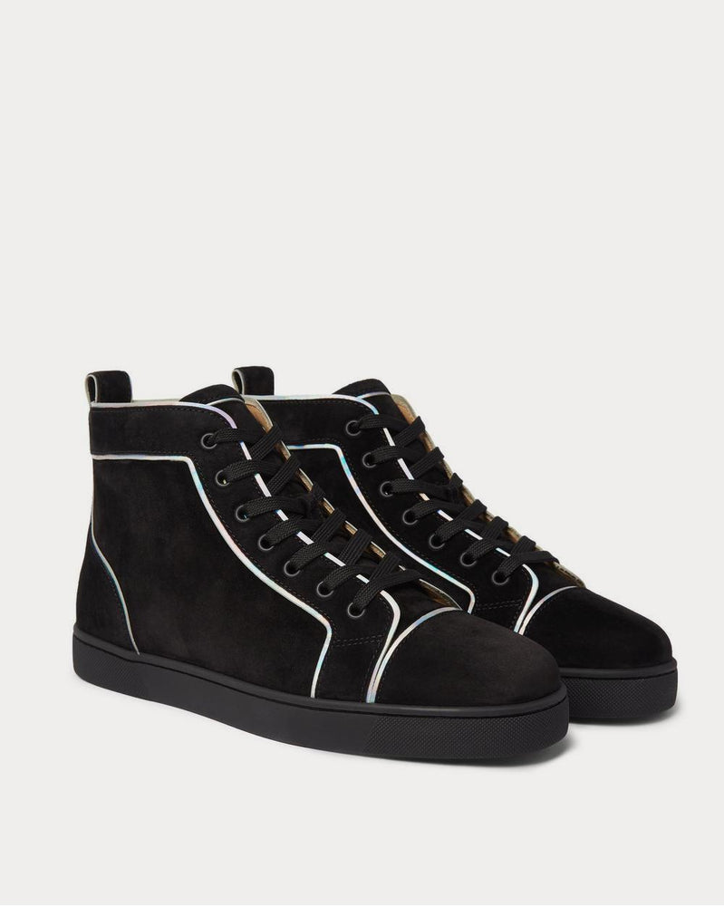Christian Louboutin Louis Orlato Suede High-Top  Black high top sneakers - 2