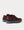 Clear Sole Grosgrain-Trimmed Leather  Burgundy high top sneakers