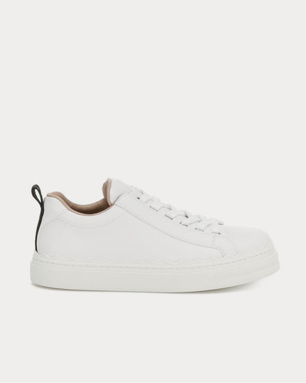 Chloé Lauren leather White Low Top Sneakers - 1