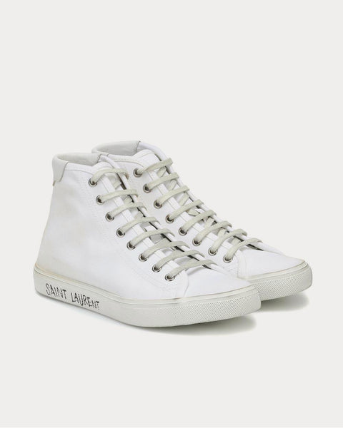 Malibu canvas Blacn Optique High Top Sneakers