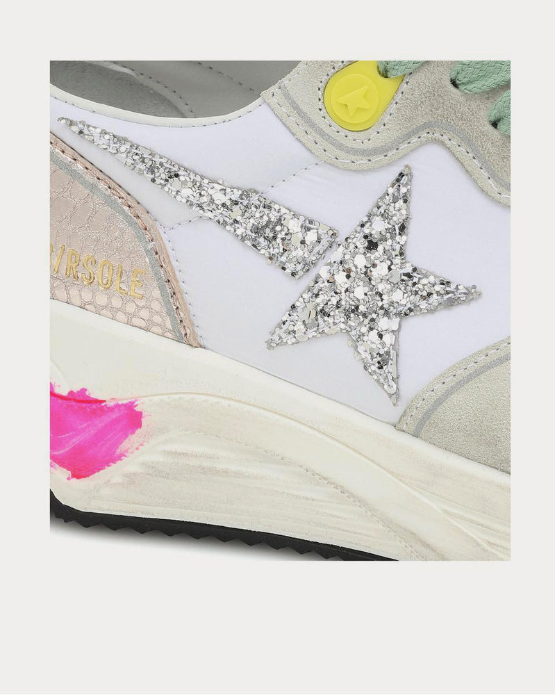 Golden Goose Running suede Multi  Low Top Sneakers - 4