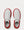 Exaggerated-Sole Suede-Trimmed Leather  White low top sneakers