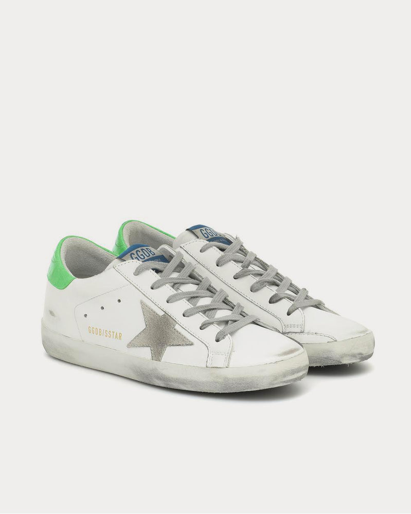Golden Goose Superstar neon leather White Low Top Sneakers - 2