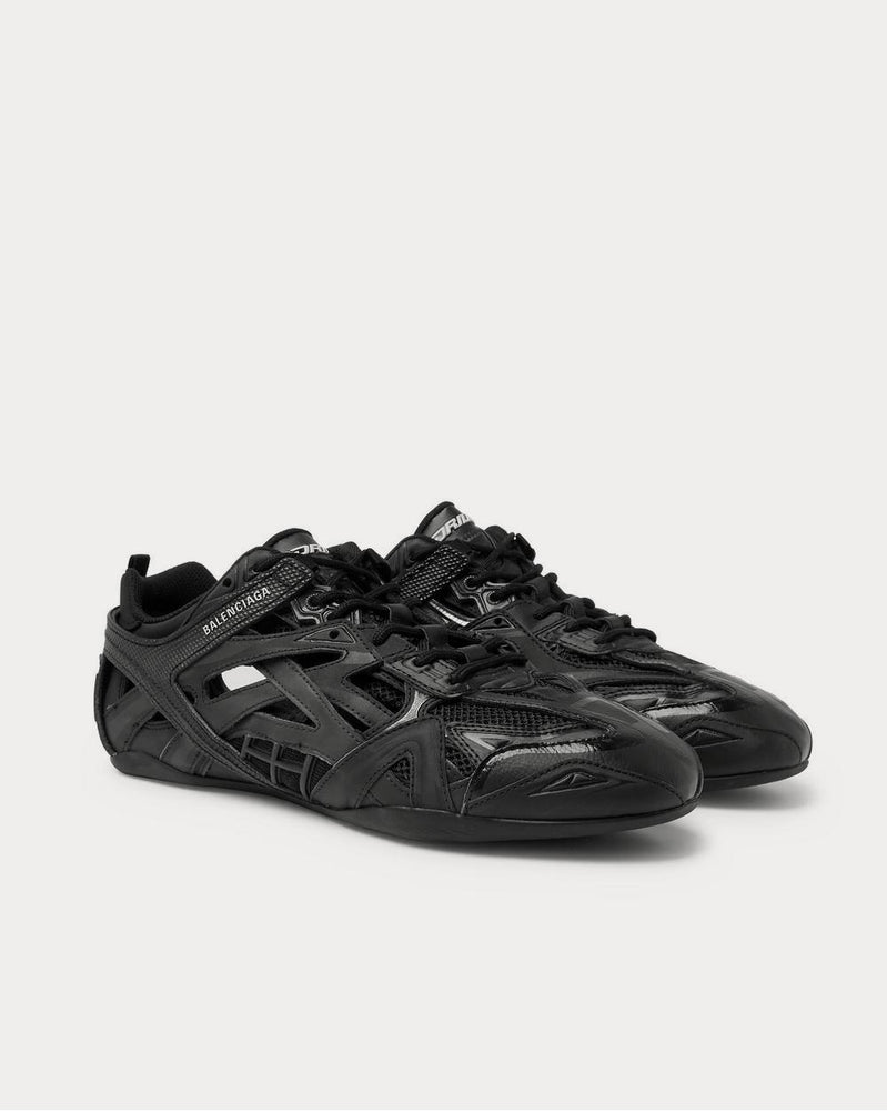Balenciaga Drive Mesh and Rubber  Black low top sneakers - 2