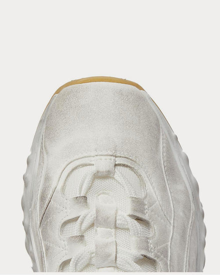 Acne Studios Distressed Suede  White low top sneakers - 5