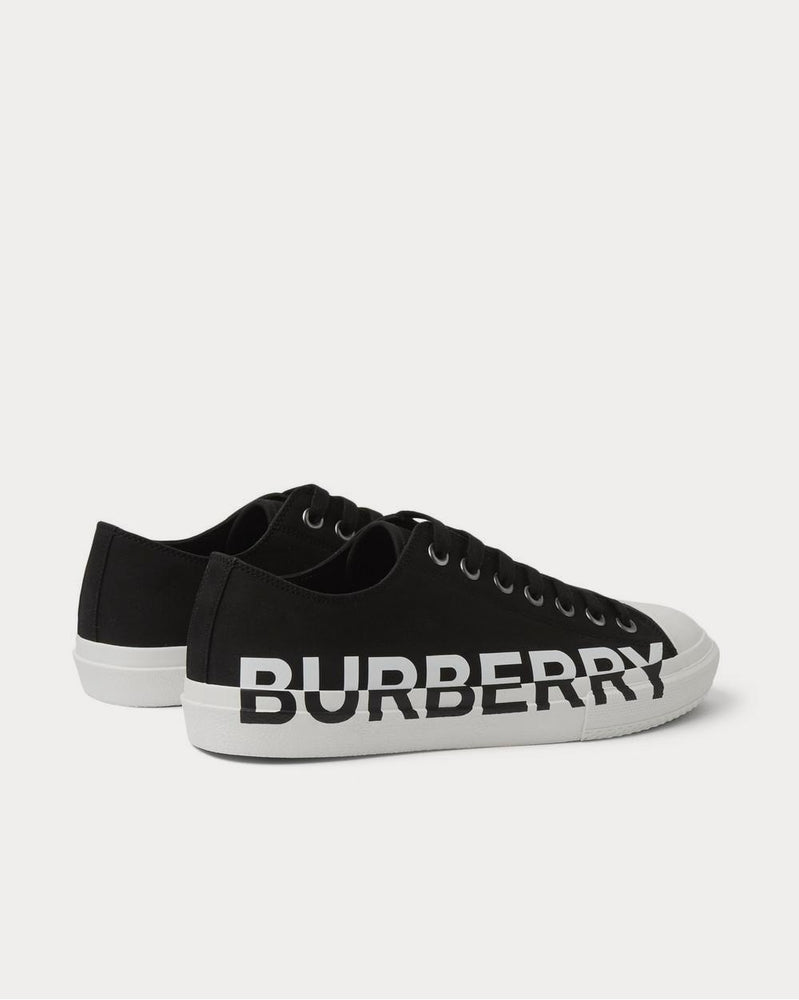 Burberry Men's Logo-Print Two-Tone Rubber-Trimmed Cotton-Gabardine